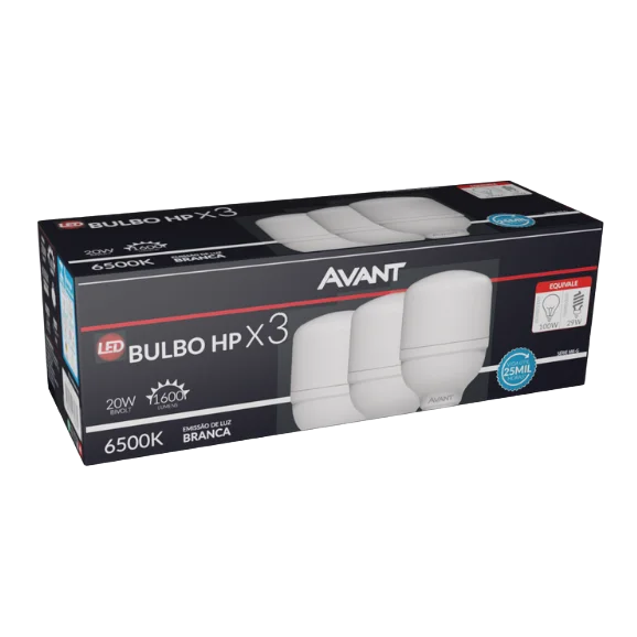 AvantLux Pack 3x Bulbo HP