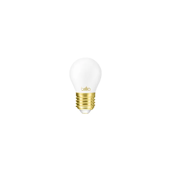 Brilia MINI GLOBO FILAMENTO MILKY LED 2.5W ÂMBAR