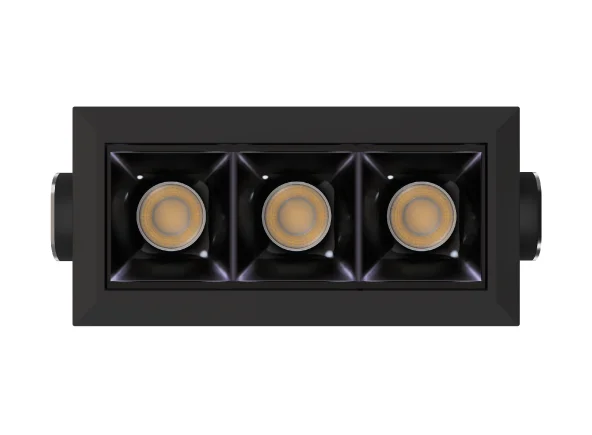 Stella SQUARE MICRO — LUMINÁRIA DE EMBUTIR RECUADA | 3 FOCOS