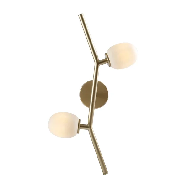 UsinaDesign Arandela Olive Dourado com Branco
