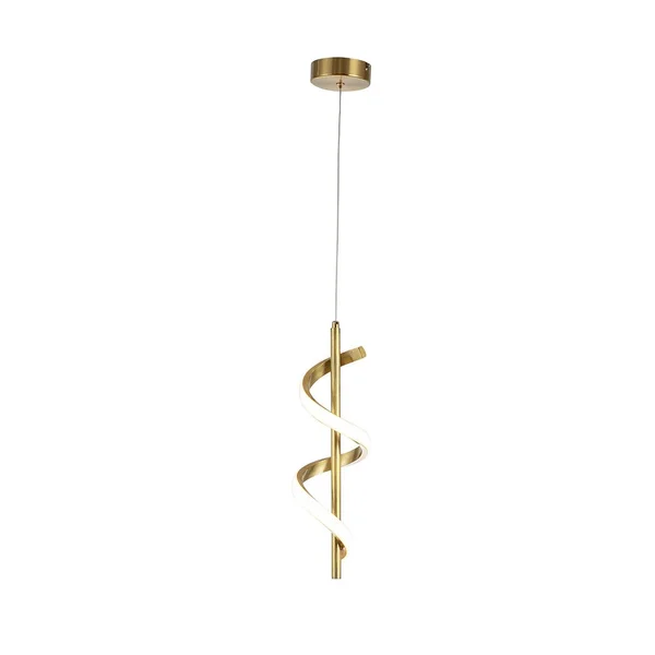 UsinaDesign Pendente Spirale Dourado